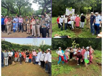 Special Campaign of tree plantation and cleaning drive Launched by Ravindra Waikar, MP Loksabha and Manisha Waikar for martyrs “Ek PER SHAHEED KE NAAM”