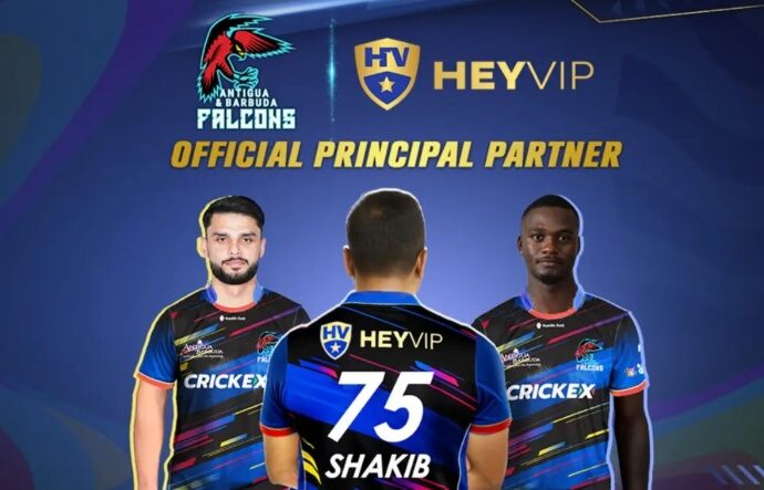 HEYVIP Named Official Principal Partner of Antigua & Barbuda Falcons This Caribbean Cricket Season 2025