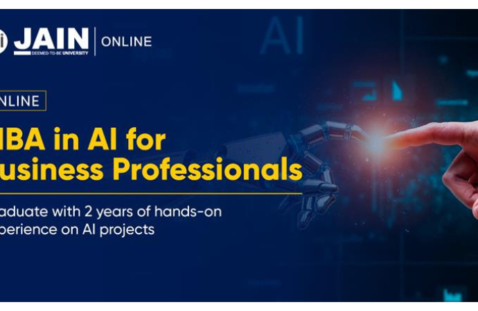 JAIN Online Launches India’s First Project-Based Online MBA in AI for Business Professionals
