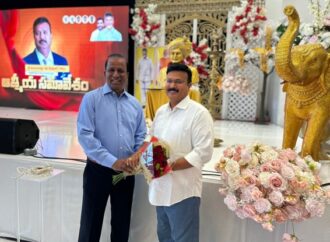 Chandra Mandalapu Congratulates Ravi Mandalapu on Felicitation in New Jersey