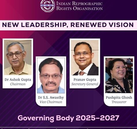 Indian Reprographic Rights Organisation (IRRO) Elects New Governing Body at Annual General Meeting 2025