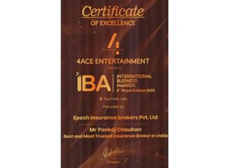 Epoch Insurance Brokers shines at the International Business Awards, bags the “Best & Most Trusted Insurance Broker in India” title