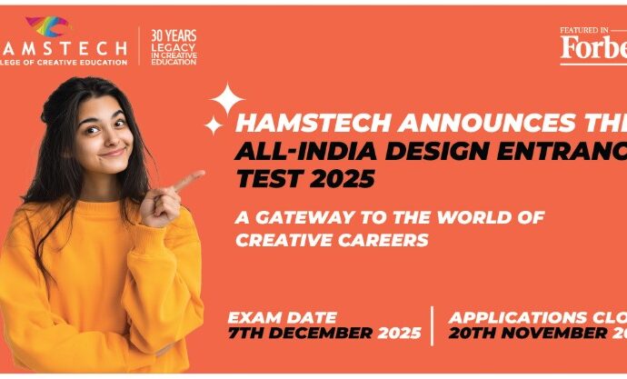 Hamstech Announces the All-India Design Entrance Test 2025 – A Gateway to the World of Creative Careers