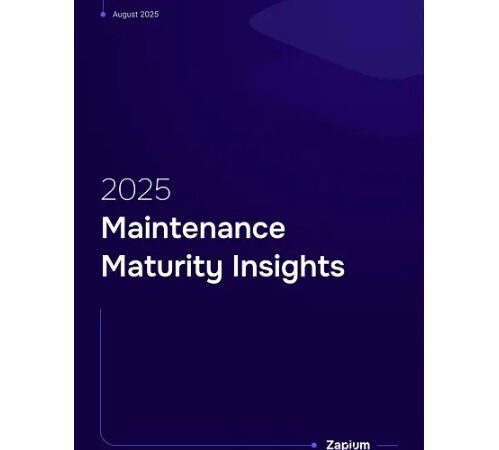 Zapium Releases 2025 Maintenance Maturity Insights
