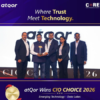atQor Wins CIO CHOICE 2026 for Most Trusted ICT Brand in Emerging Technologies – Data Lakes