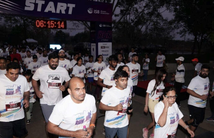 The ISBAA Fun Run, 2nd Edition, Successfully BringsTogether the ISB Community at the ISB Campus,Hyderabad