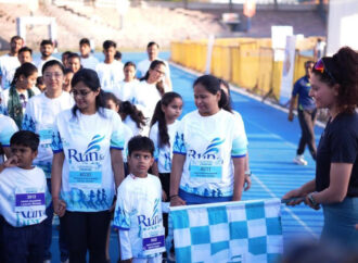Bhopal Stadium Lights Up for the Run For Her Anniversary Celebration
