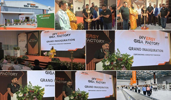 iNVERGY Opens India’s Largest BESS Giga Factory in Uttar Pradesh