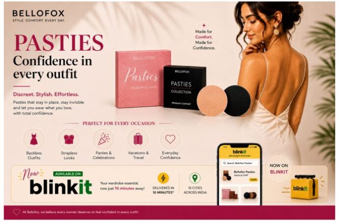 Fashion Freedom Meets Convenience: Bellofox Pasties Now Available on Blinkit