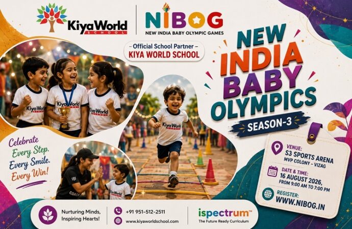Kiya World School Partners with NIBOG Vizag 2026 to Celebrate Movement, Play and Early Childhood Development